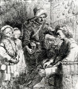 医者と患者、1651年 作： Constantin Daniel van Renesse